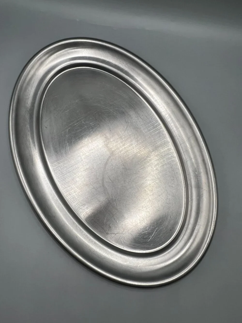 Vollrath Co Oval Stainless Steel Platter Serving Tray 17